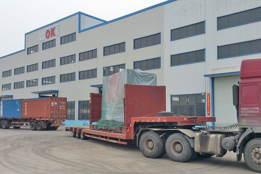 WOKE machinery prepared for international delivery