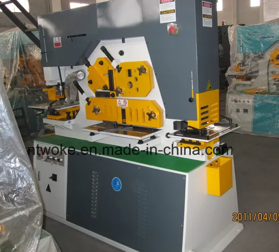 Hydraulic Ironworker Q35y for Punching, Bending, Shearing, Notching - WOKE Machinery
