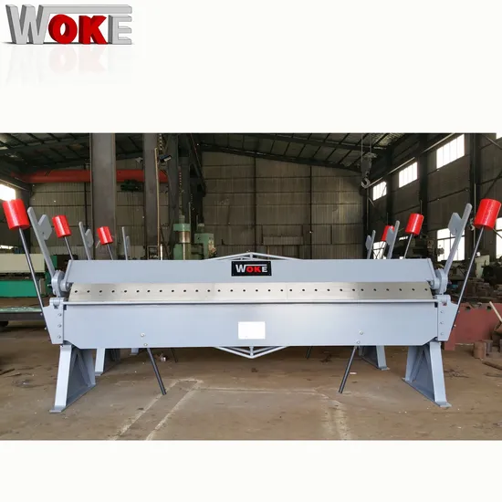 Manual Press Brake Sheet Metal Folding Bending Machine Stainless Steel Aluminium 2500mm - WOKE Machinery