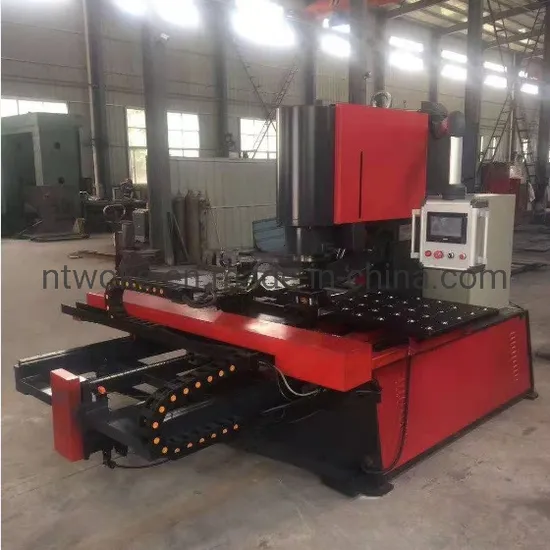 CNC Hole Punch Machine on Sheet Metal Plate - WOKE Machinery